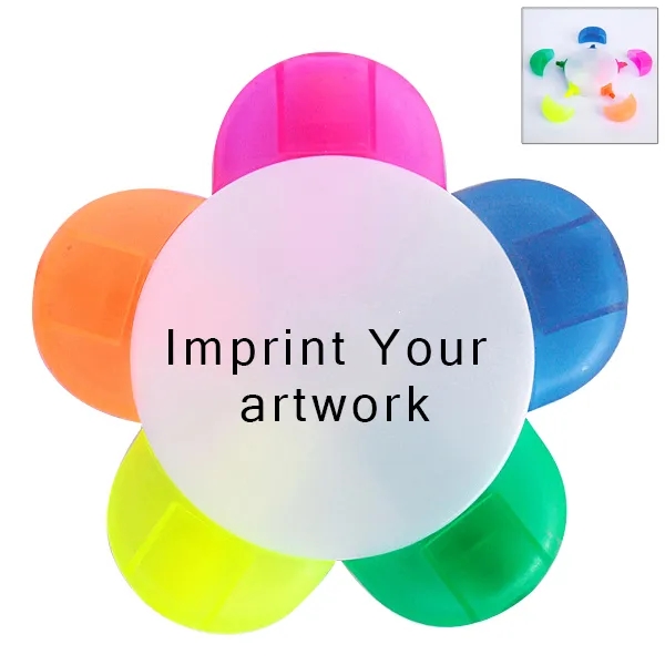 Custom flower Highlighter pen 3