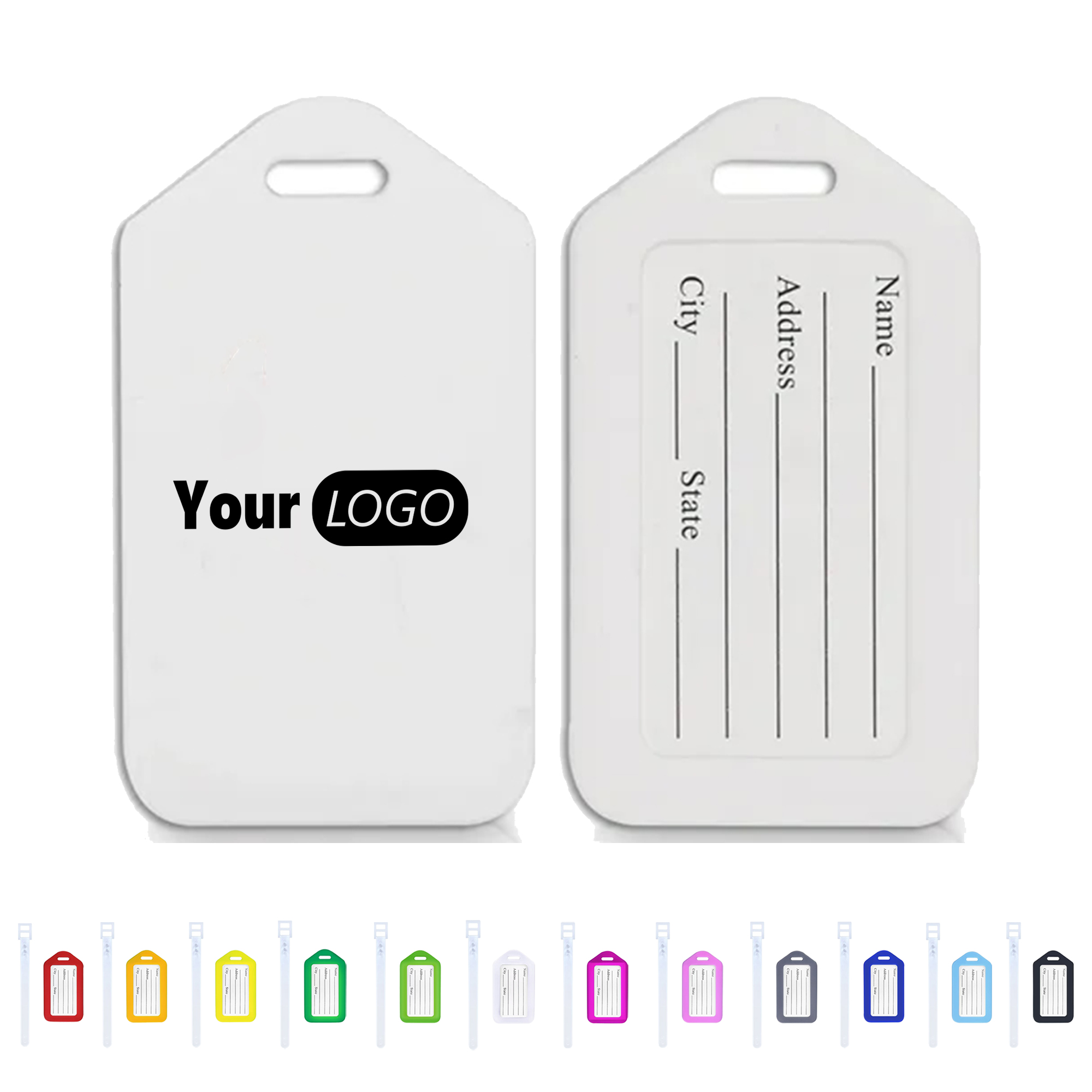 Durable Plastic Luggage Tag 2