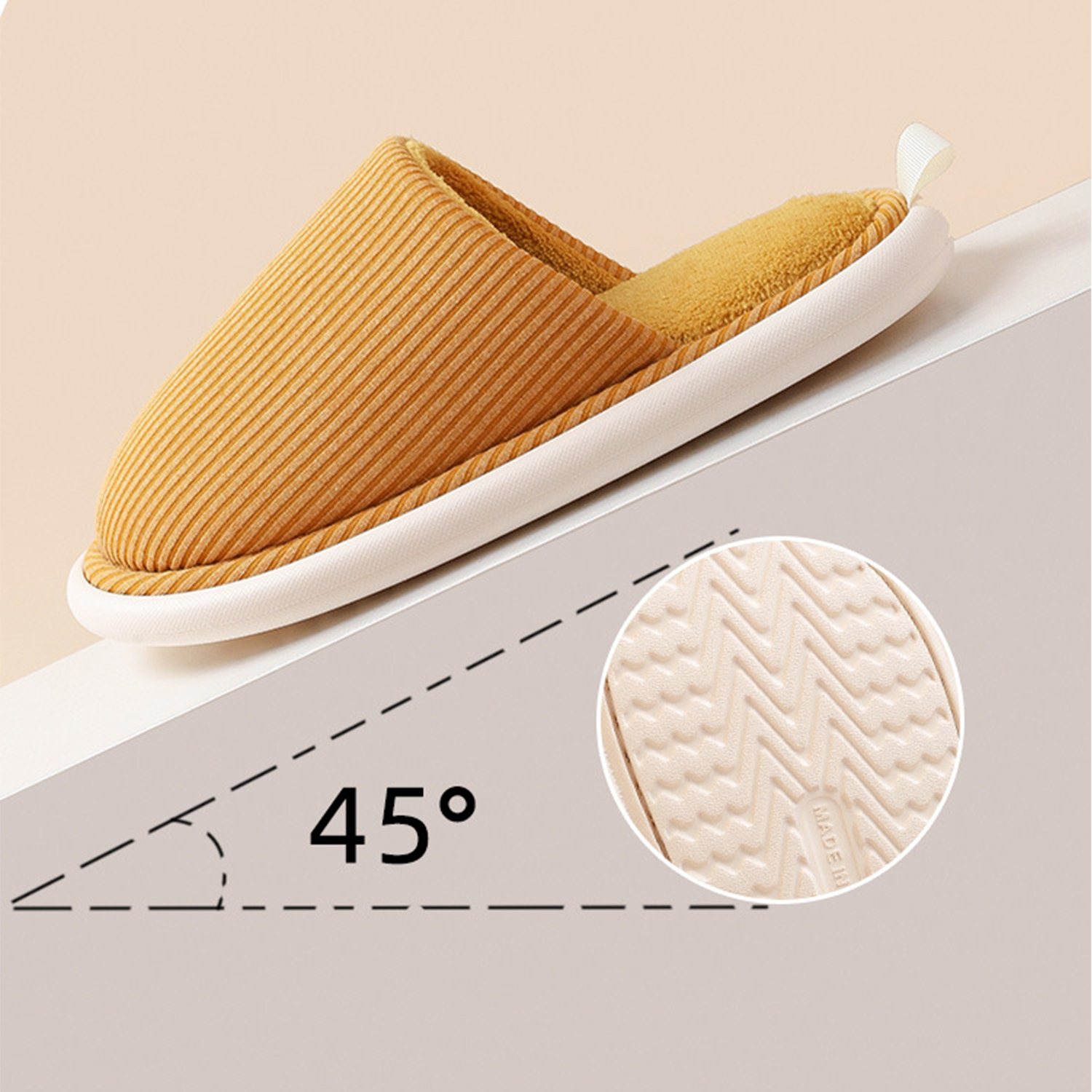 Winter warm and anti slip cotton slippers 6