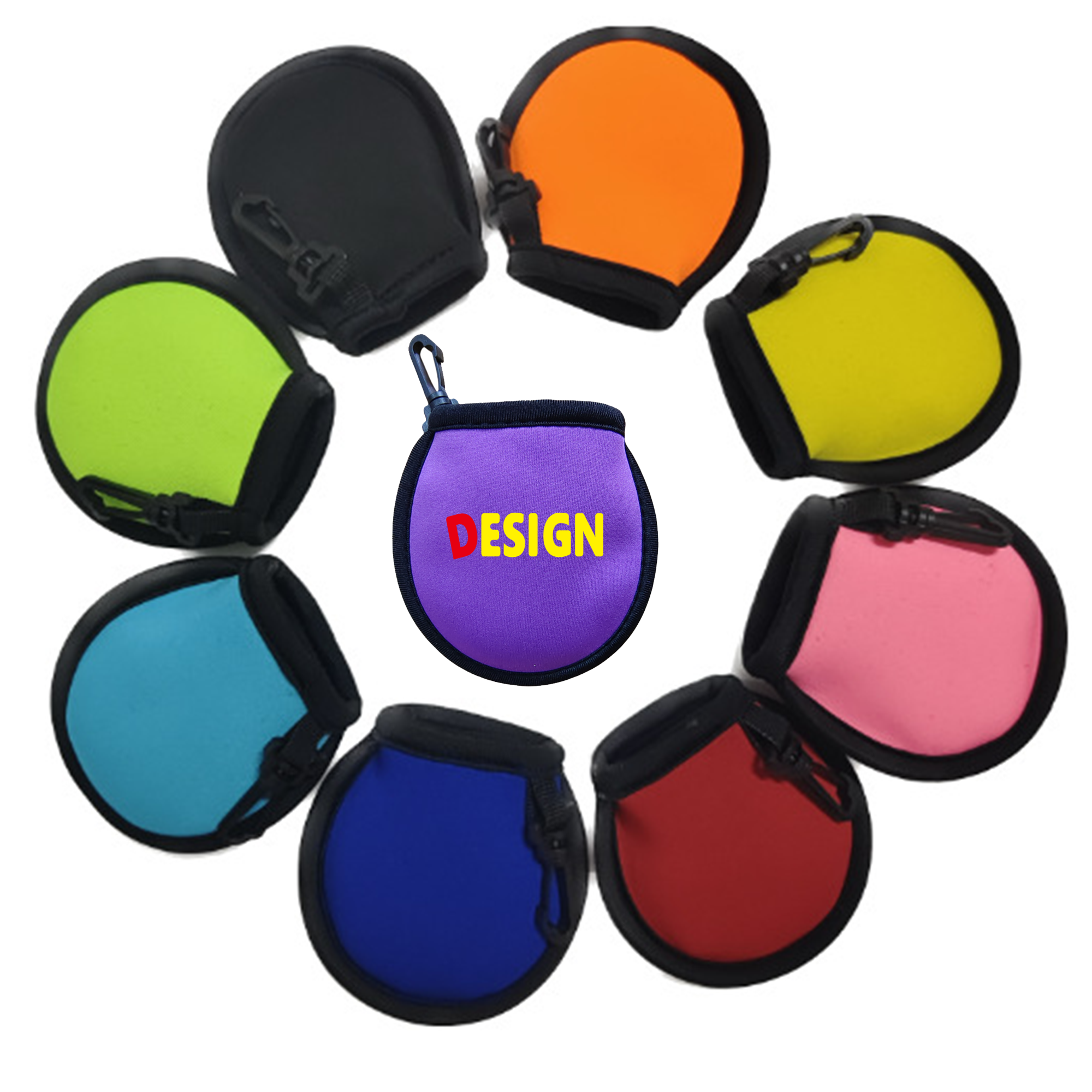 Custom Neoprene Golf Pouch 2