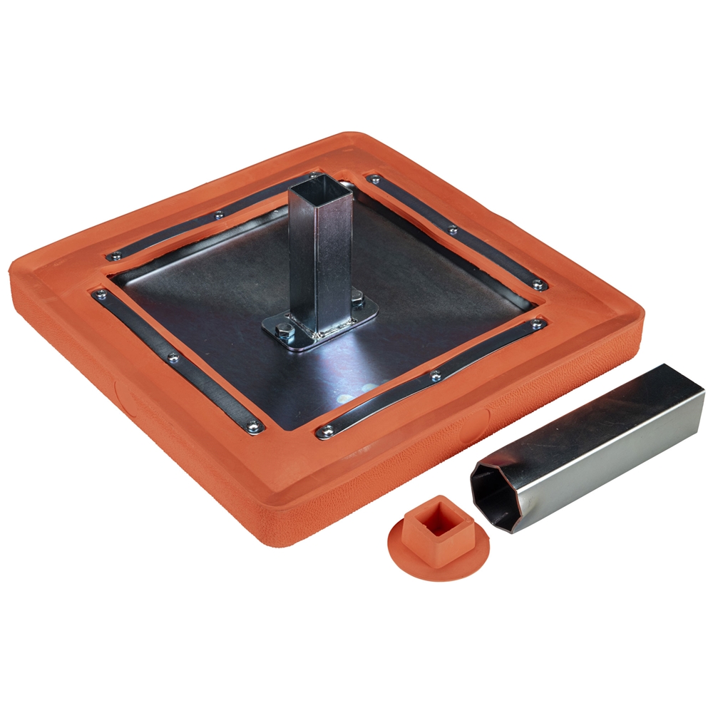 15" x 15" x 3" Orange Safety Base 2
