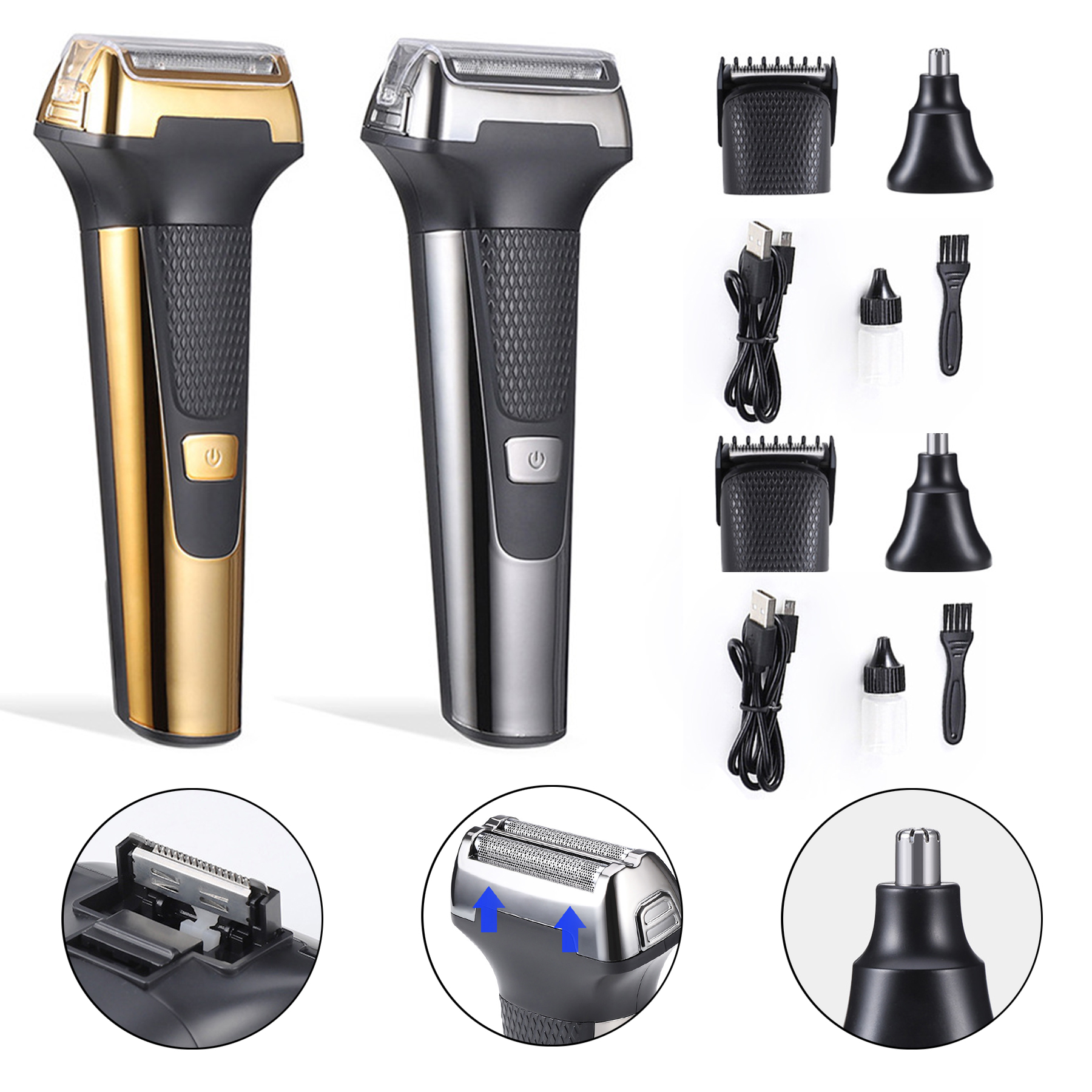 3-in-1 Electric Shaver For Men 2