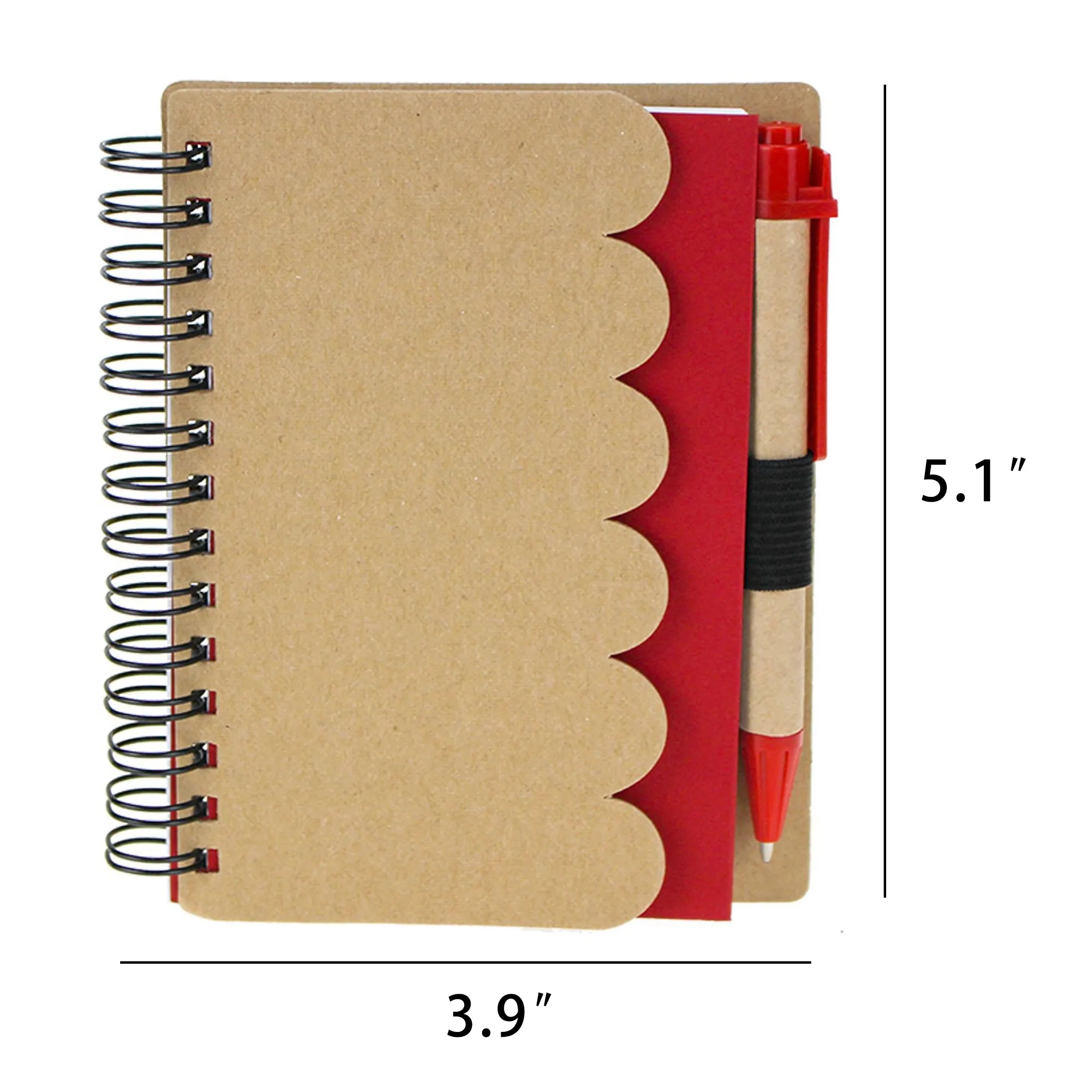 Brown Paper Notebook With Sticky Notes 1
