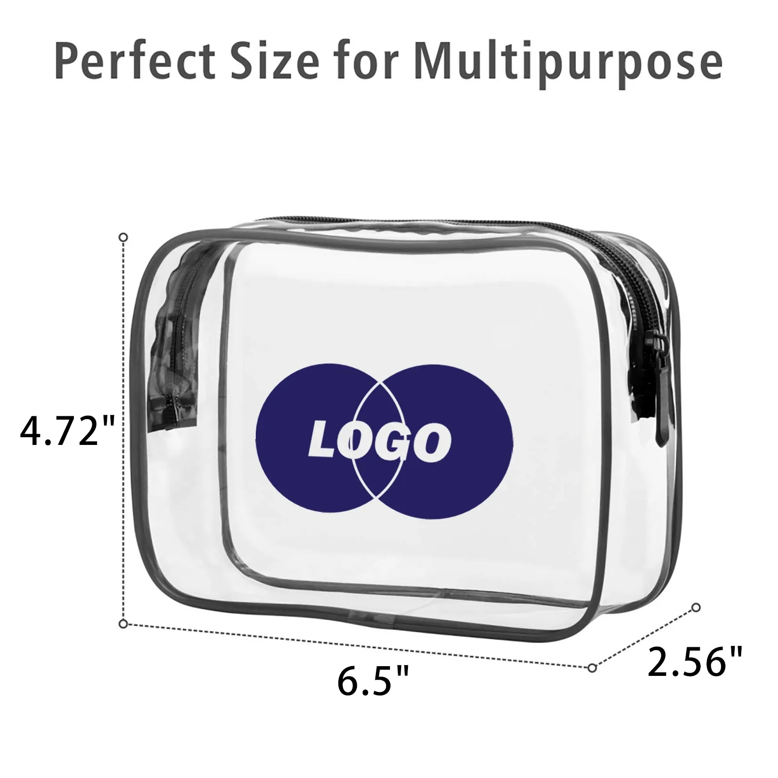 Waterproof PVC Clear Makeup Bag 2