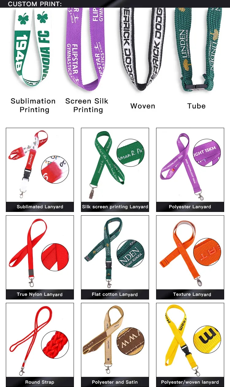 3/4" Imprinted Polyester Lanyard 4