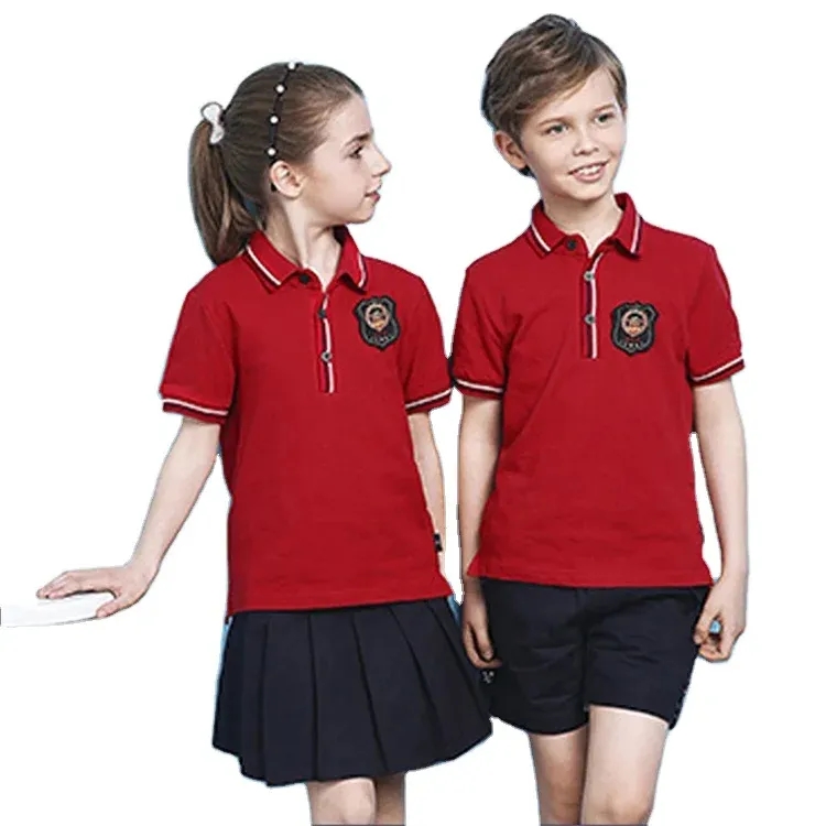 Custom 100% Bamboo Fiber Polo School Uniform 2