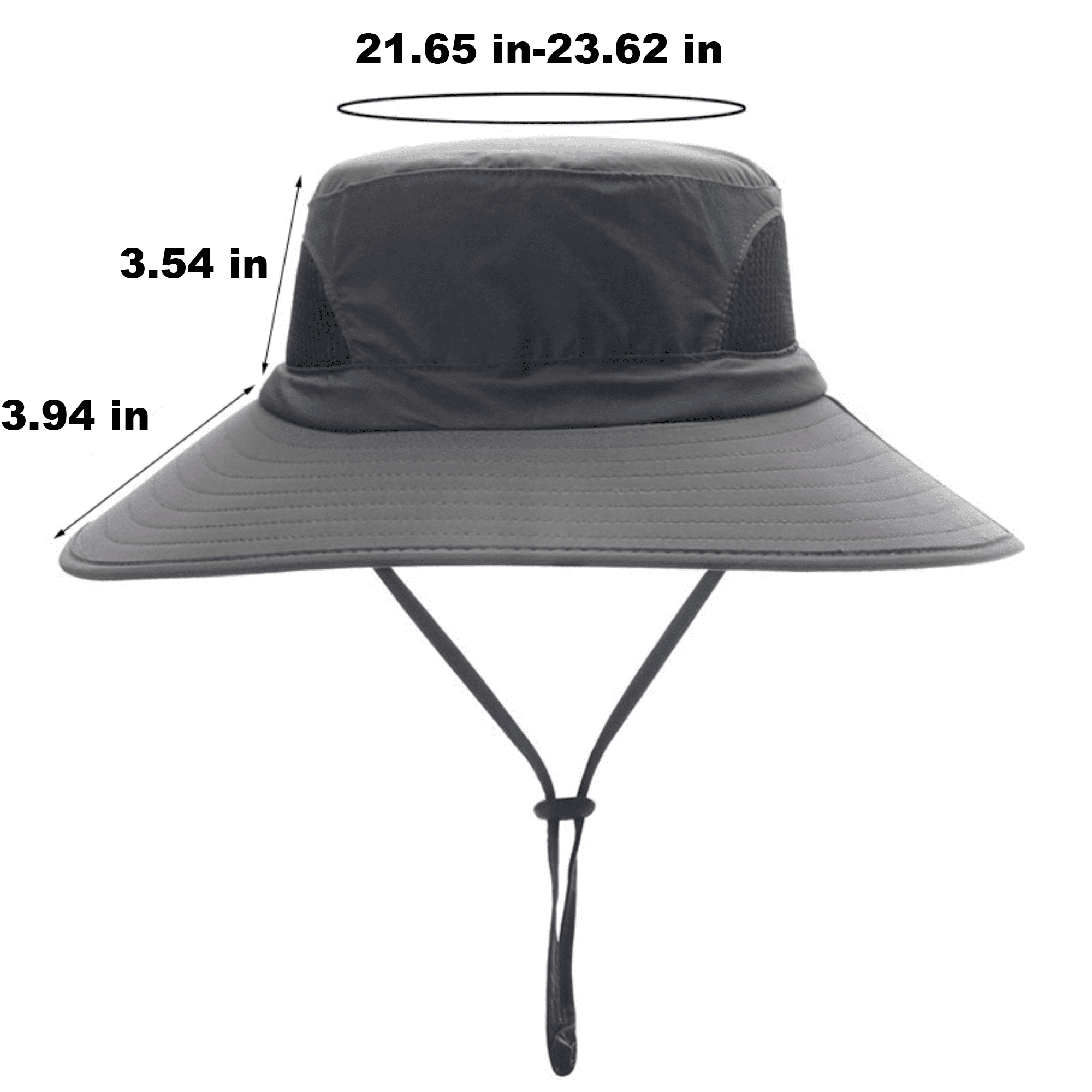 Water-Repellent Polyester Trekking Sun Hat 3