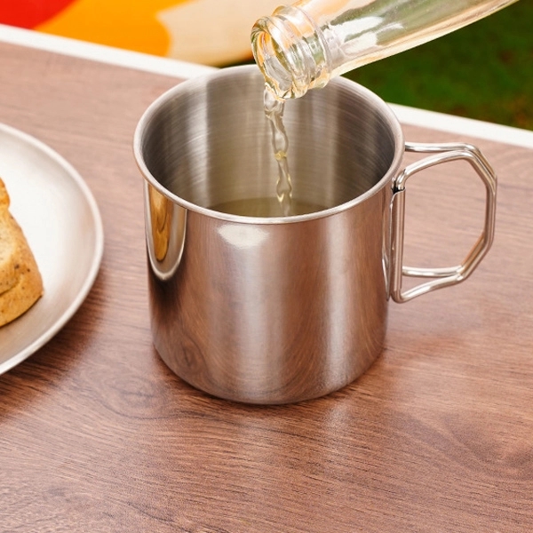 Foldable Stainless Steel Camping Cup 4