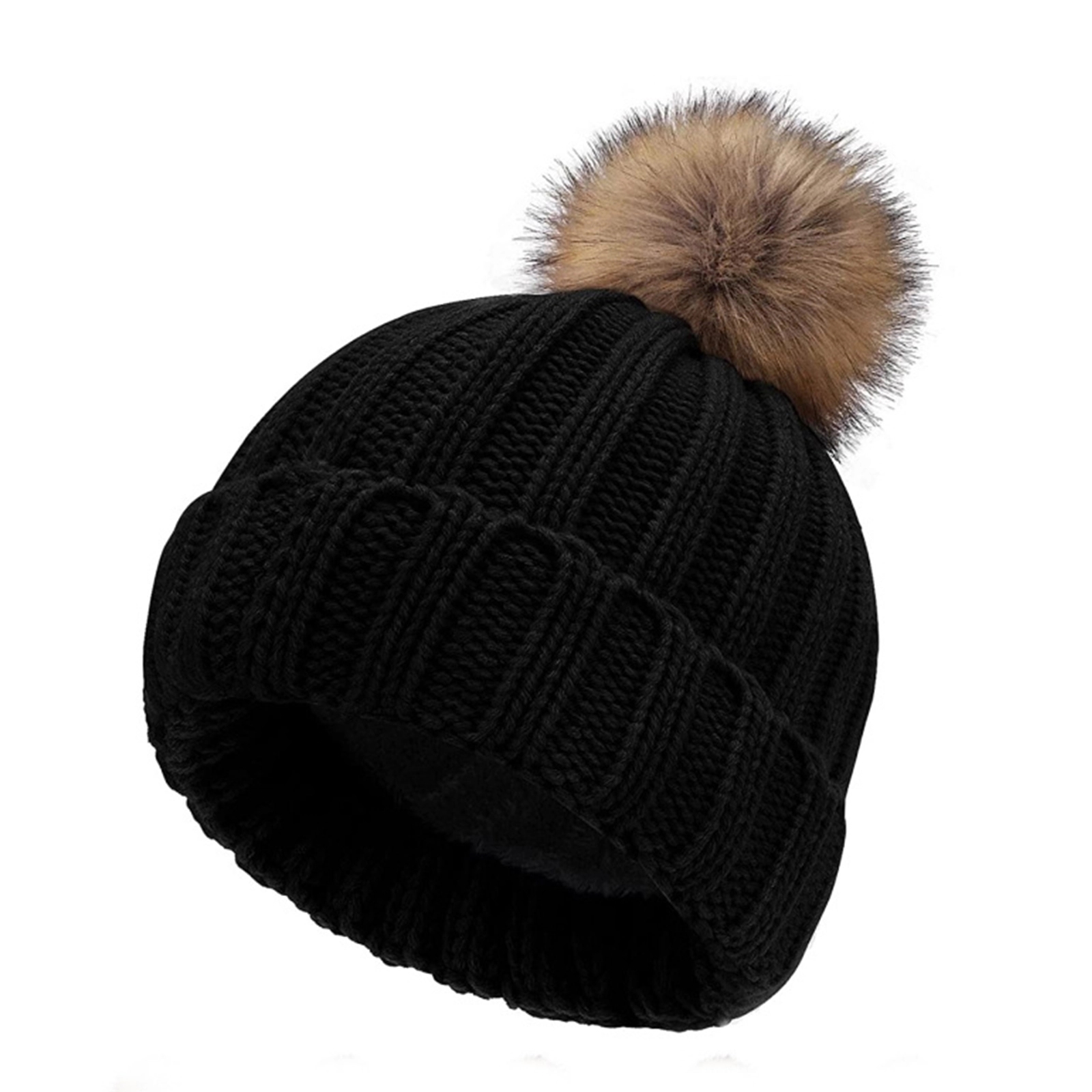 Custom Thick Knitted Multiple Color Blend Beanie Winter Hat 7