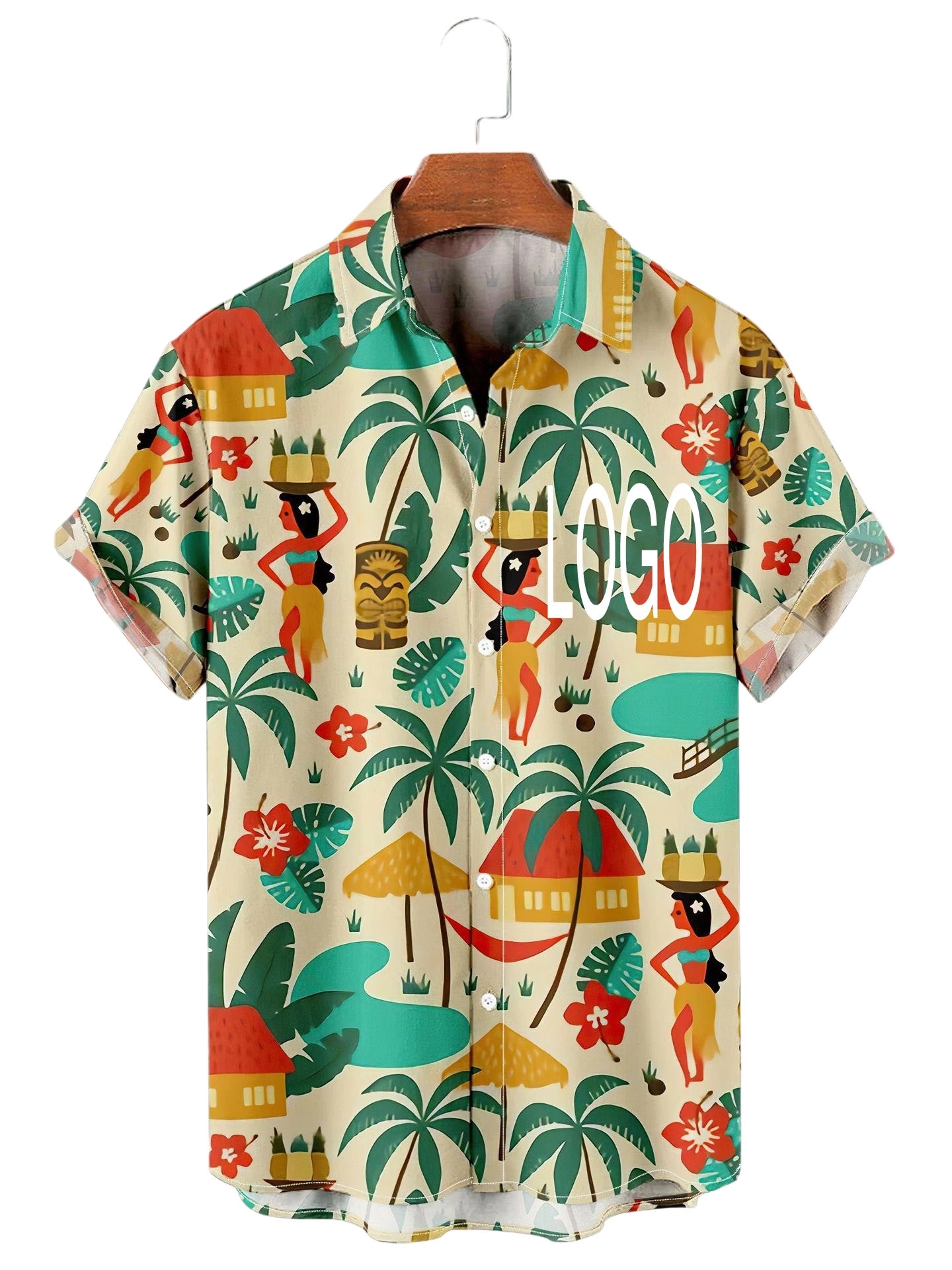 Customizable 3D Digital Print Hawaiian Shirt & Summer 2