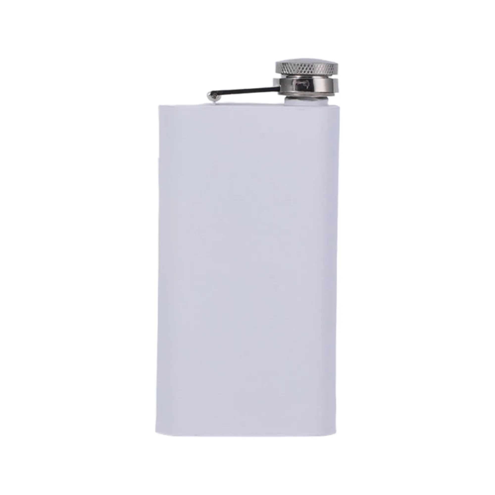Outdoor Portable 304 Stainless Steel Flat Hip Flask, custom water bottle with logo imprint 5