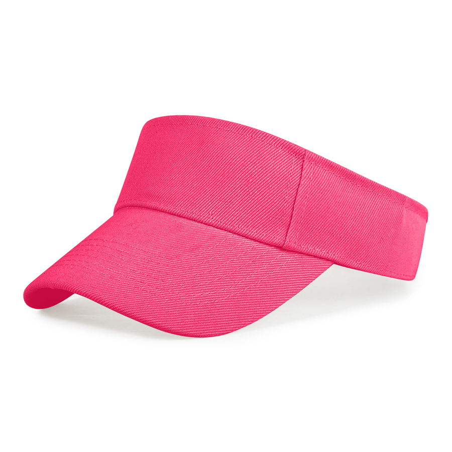 Kids' Stock Solid Color Polyester Visor - Sports Style 20