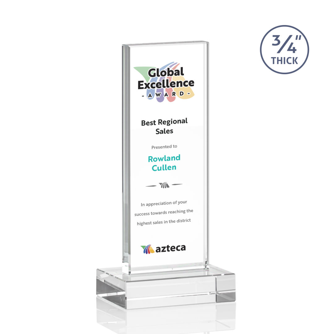 Holmes VividPrint™ Award - Clear 8