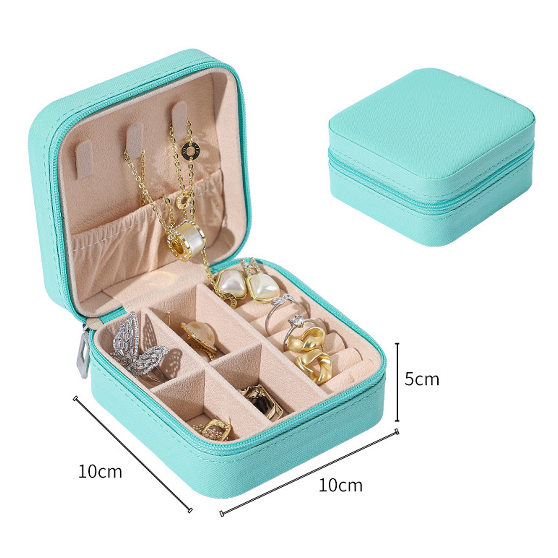 Travel Portable Small Jewelry Box 8