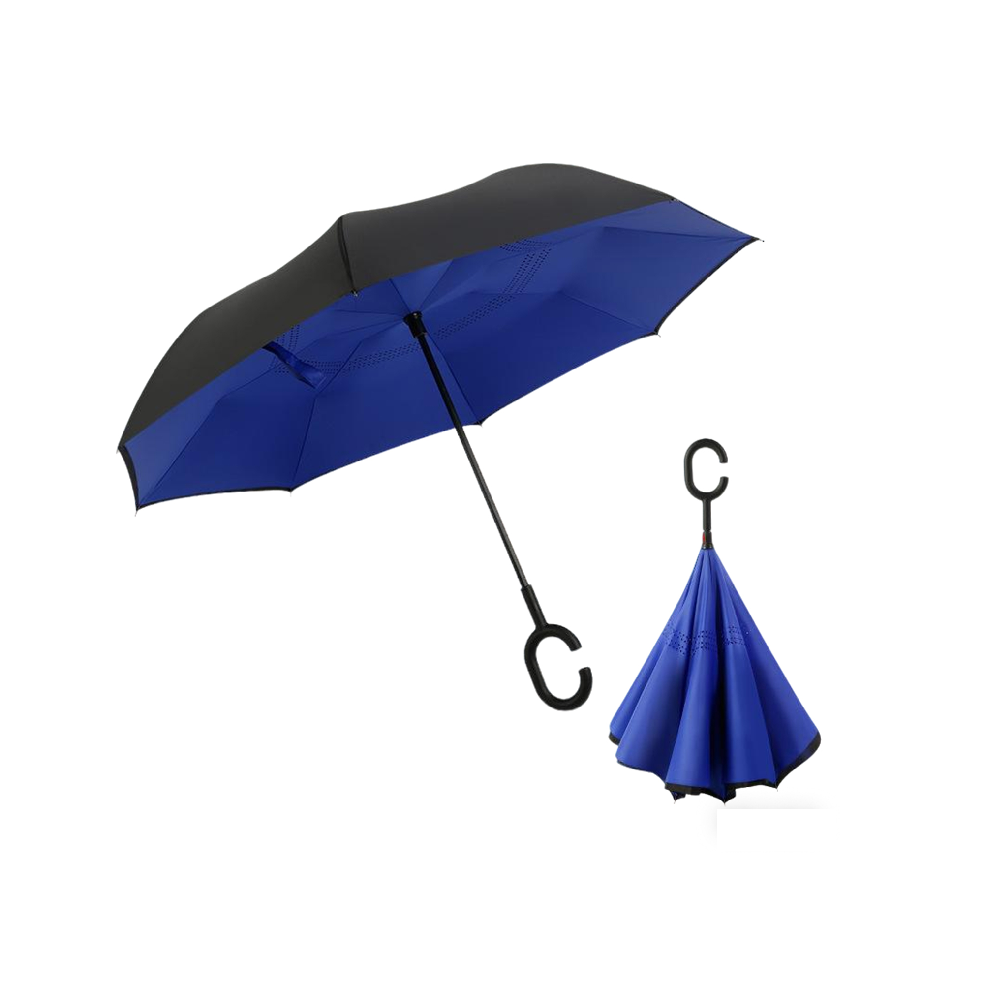 Double Layer Reverse Folding Weather Umbrella 8