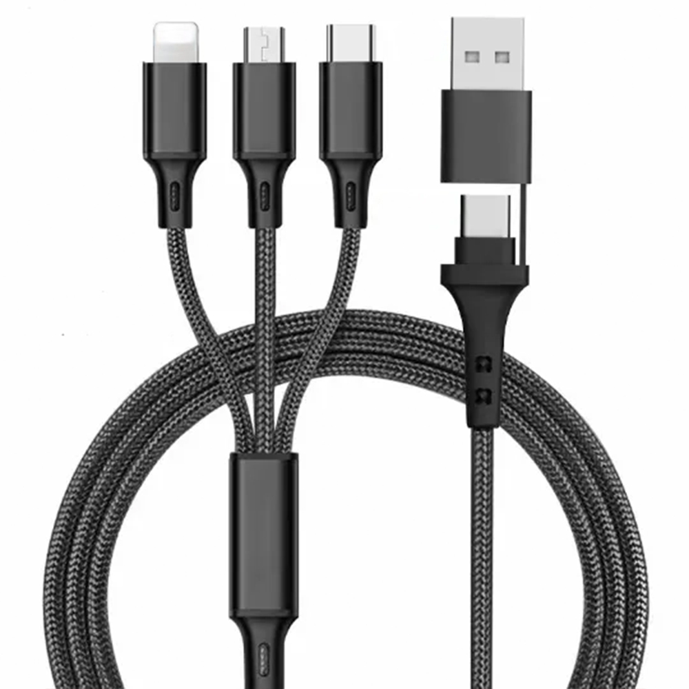 TriCharge Pro 3-in-1 Braided Fast Cable 3