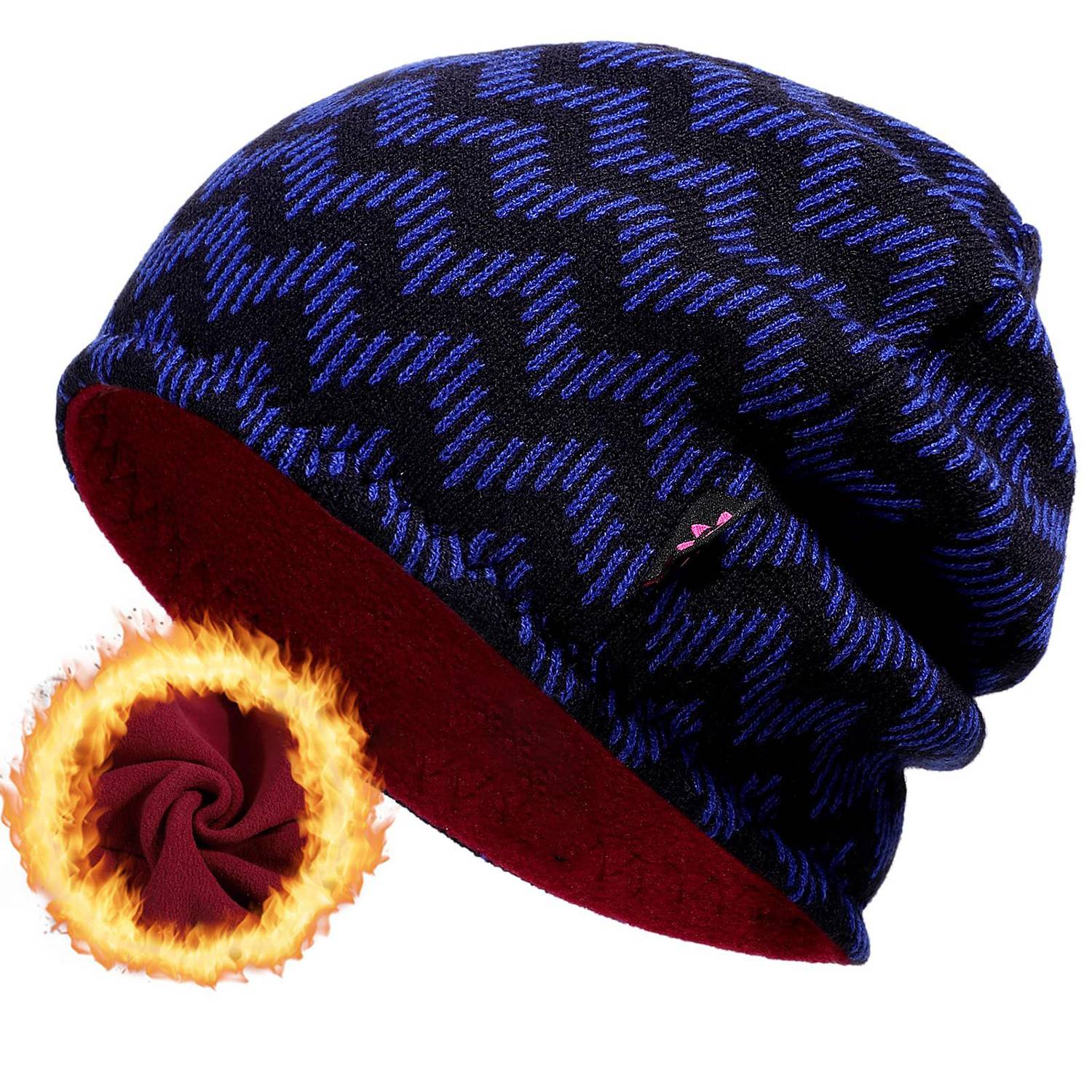 Double Layer Warm Knit Hat 10