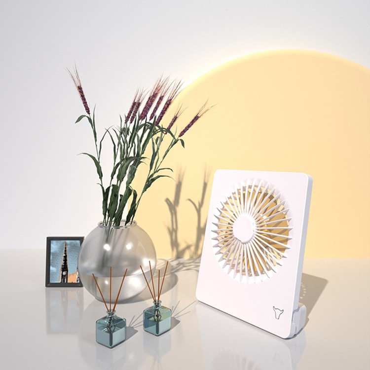 Mini Square Desktop Fan 5