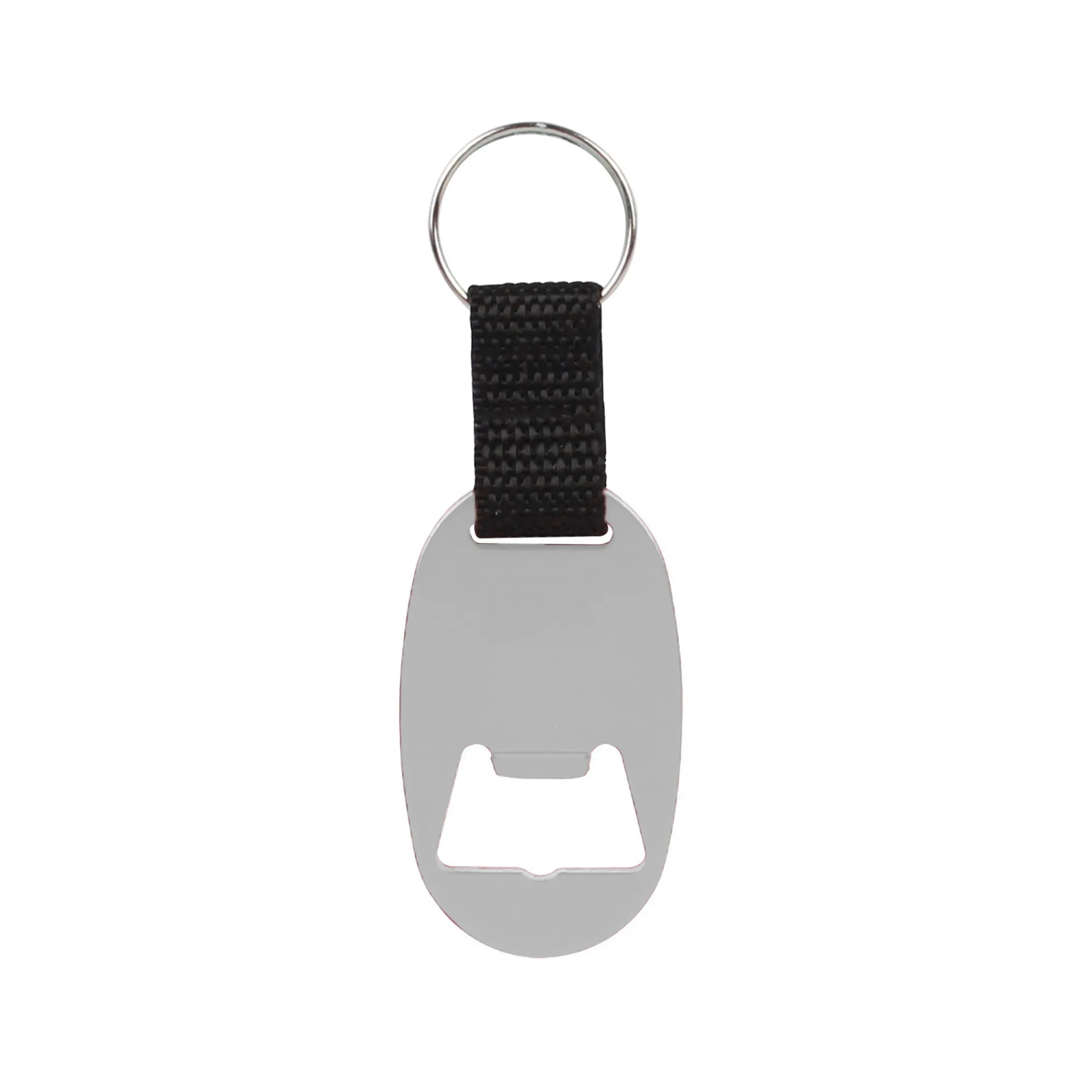 Oval Aluminum Bottle Opener Keychain 7