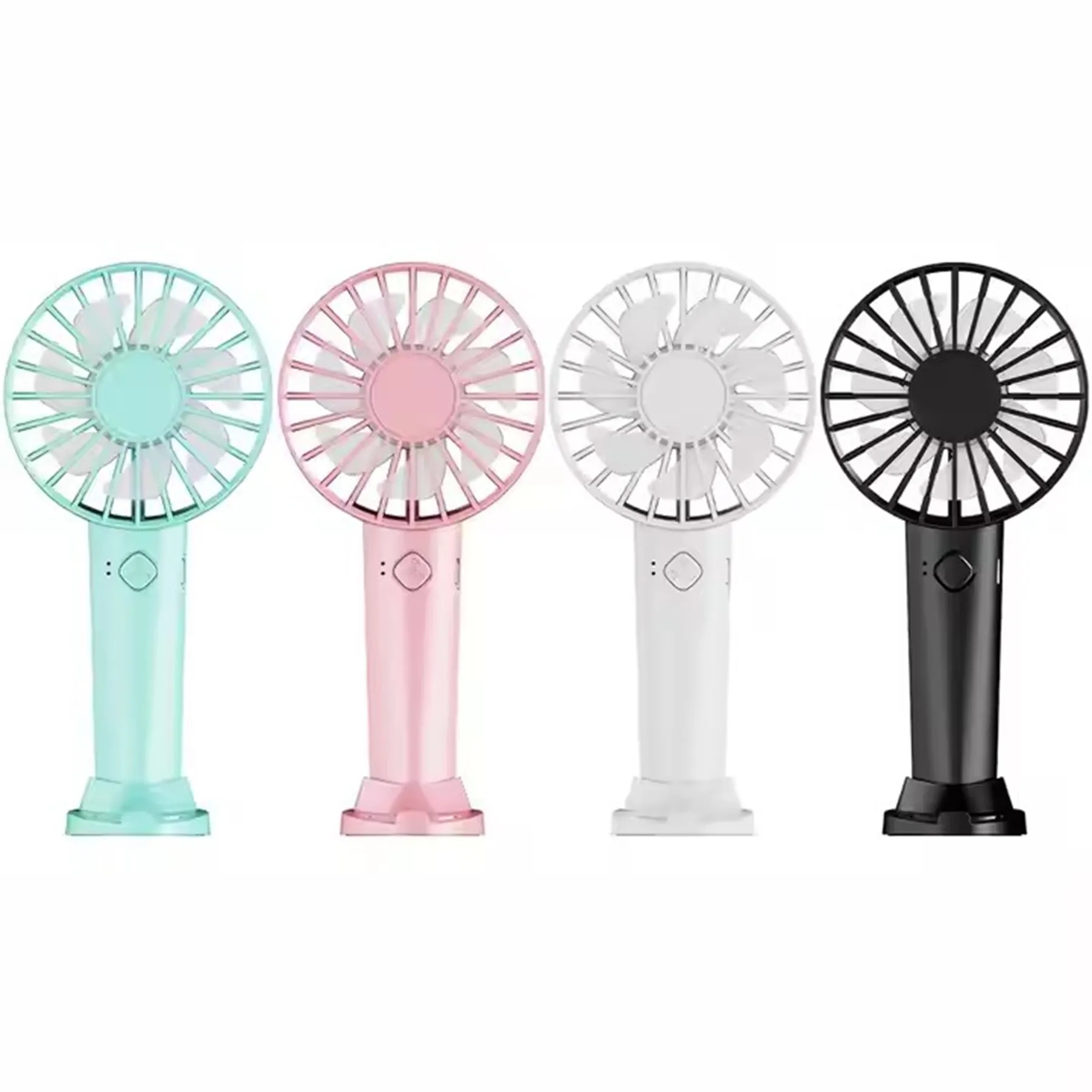 500 mAh Rechargeable Hand Held Fan with Phone Holder 7