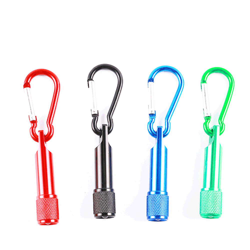 Mini LED flashlight electric torch key ring