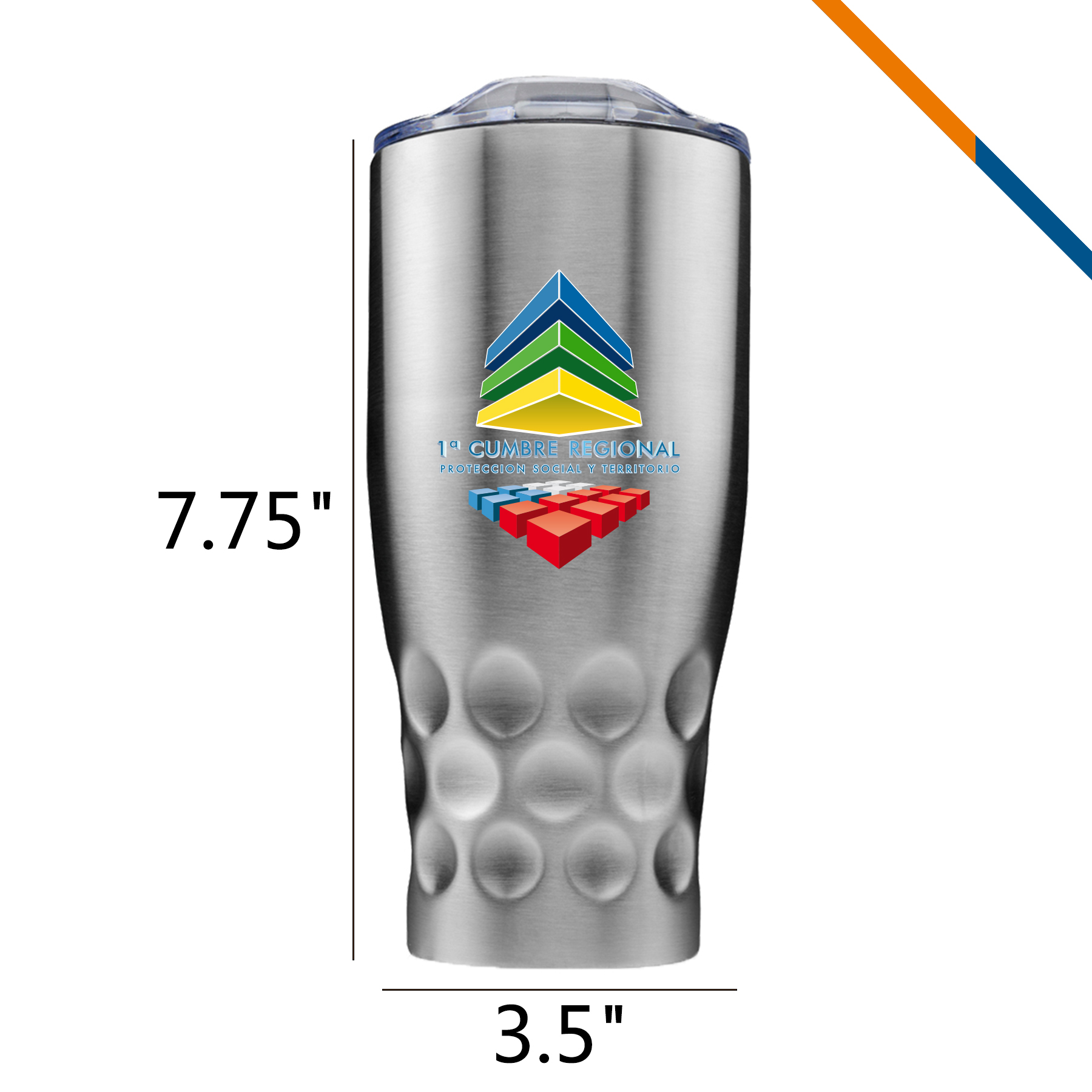 Molok Stainless Steel Travel Mug - 27 OZ. 2