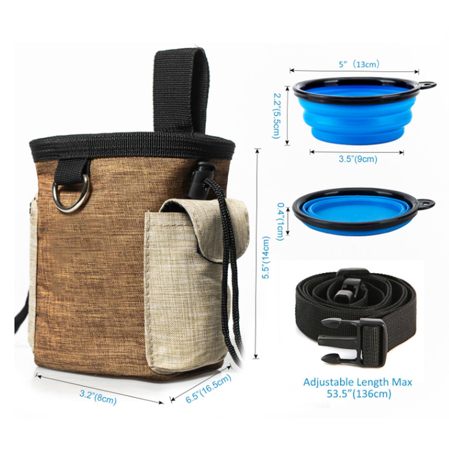 Dog Treat Training Pouch bag Set 2