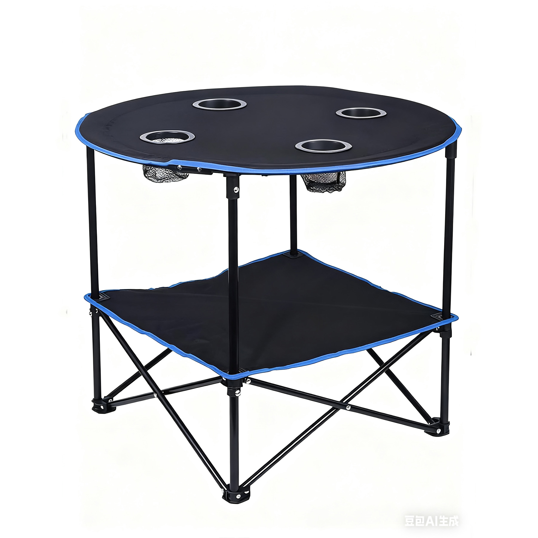 Camping 4 Cup Holder Folding Table 5