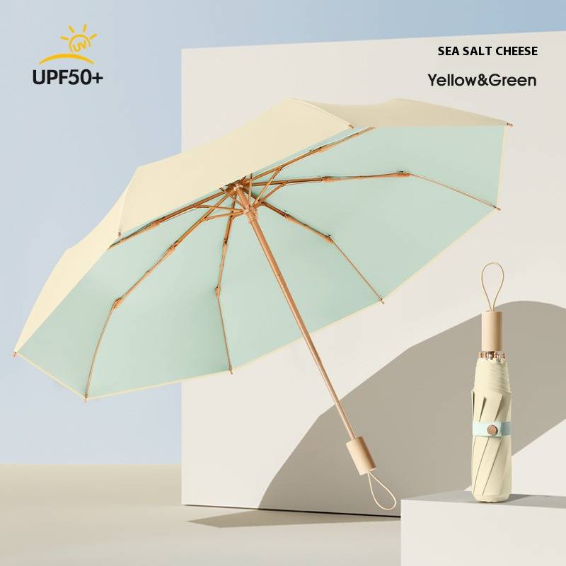 8-Bone Windproof Simple Rain And Light Dual-Use Umbrella 11