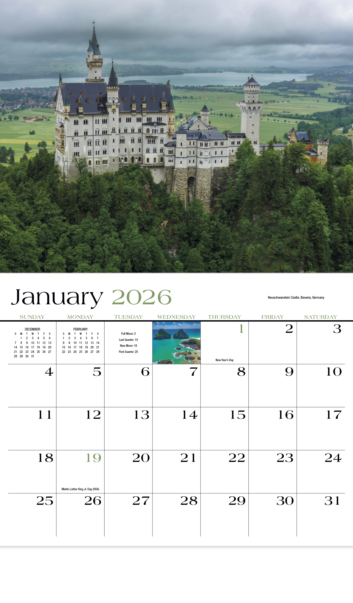 HotLine® Products Destination Dreams® Appointment Calendar - Stapled 16