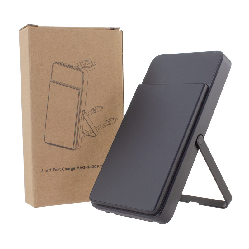 3-in-1 Mag-N-Kick™ Power Bank with Fast Watch Charger 14