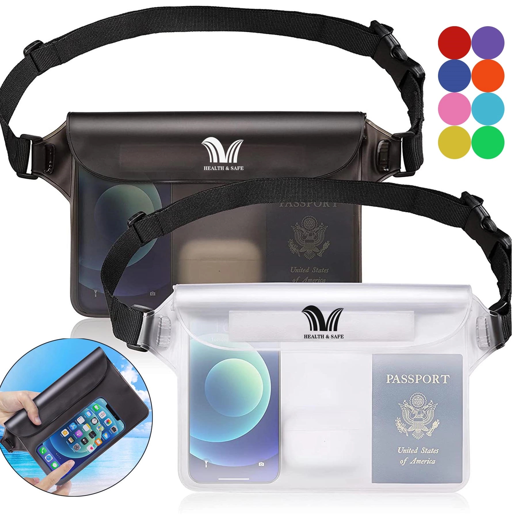 Phone Waterproof Pouch Bag for Beach 5
