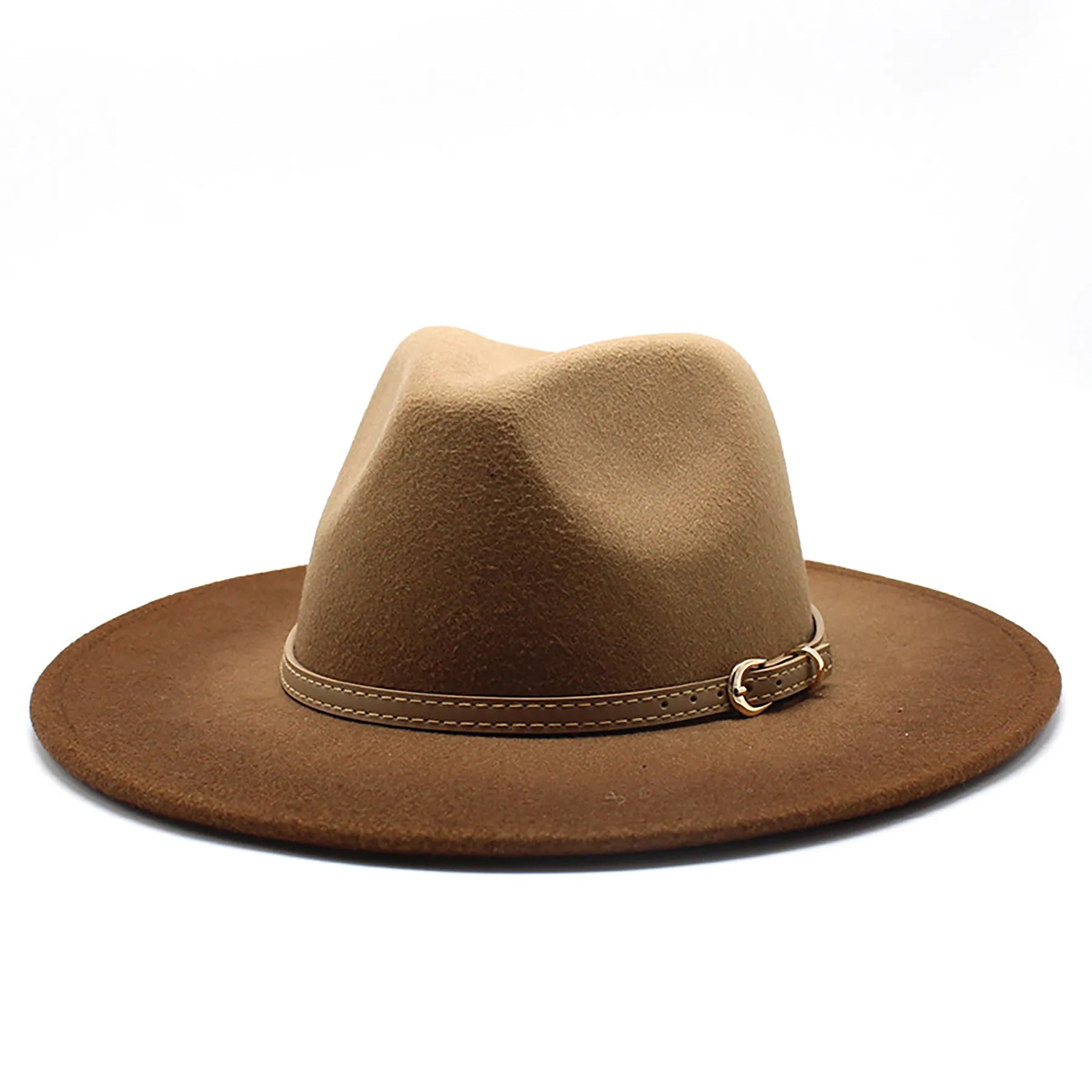 Cotton Gradient Fashionable Large Eave Hat 7