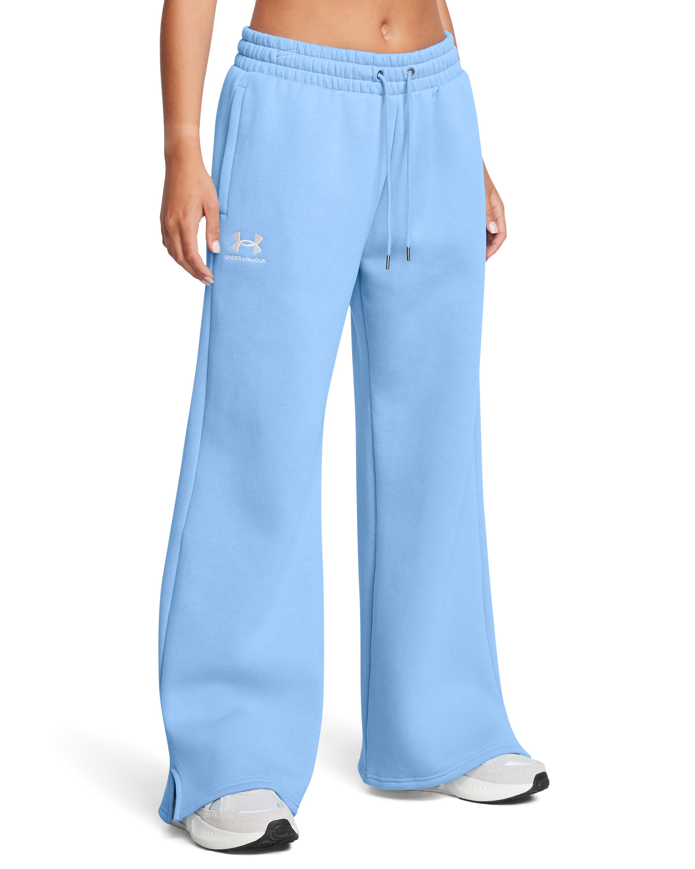UA Icon Fleece Women's Wide Leg Pants 10