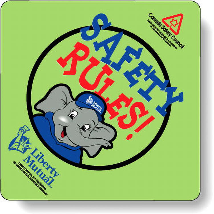 Fluorescent Green Paper Roll Labels Stock Square (3.5"x3.5")