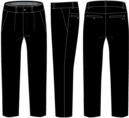 Men's UA Showdown Pleated Coach's Pants 3
