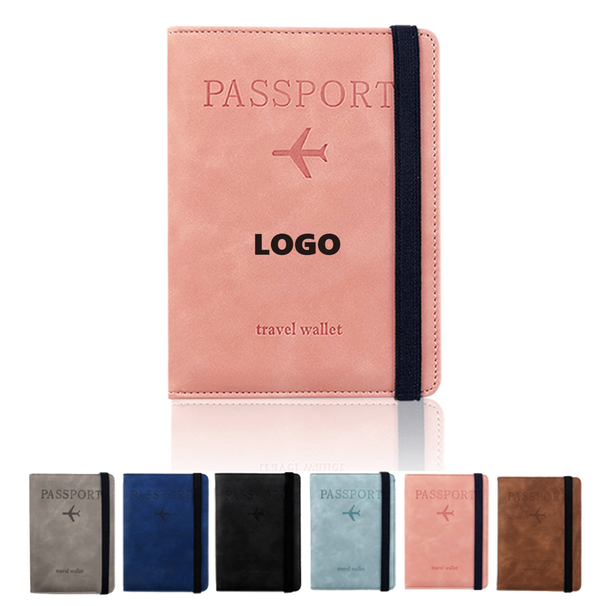 PU Leather Passport Holder Cover 2