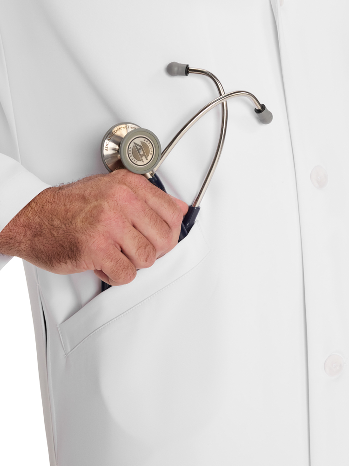 Healing Hands - The White Coat - Men's 6-Pocket 36" Lab Coat 1