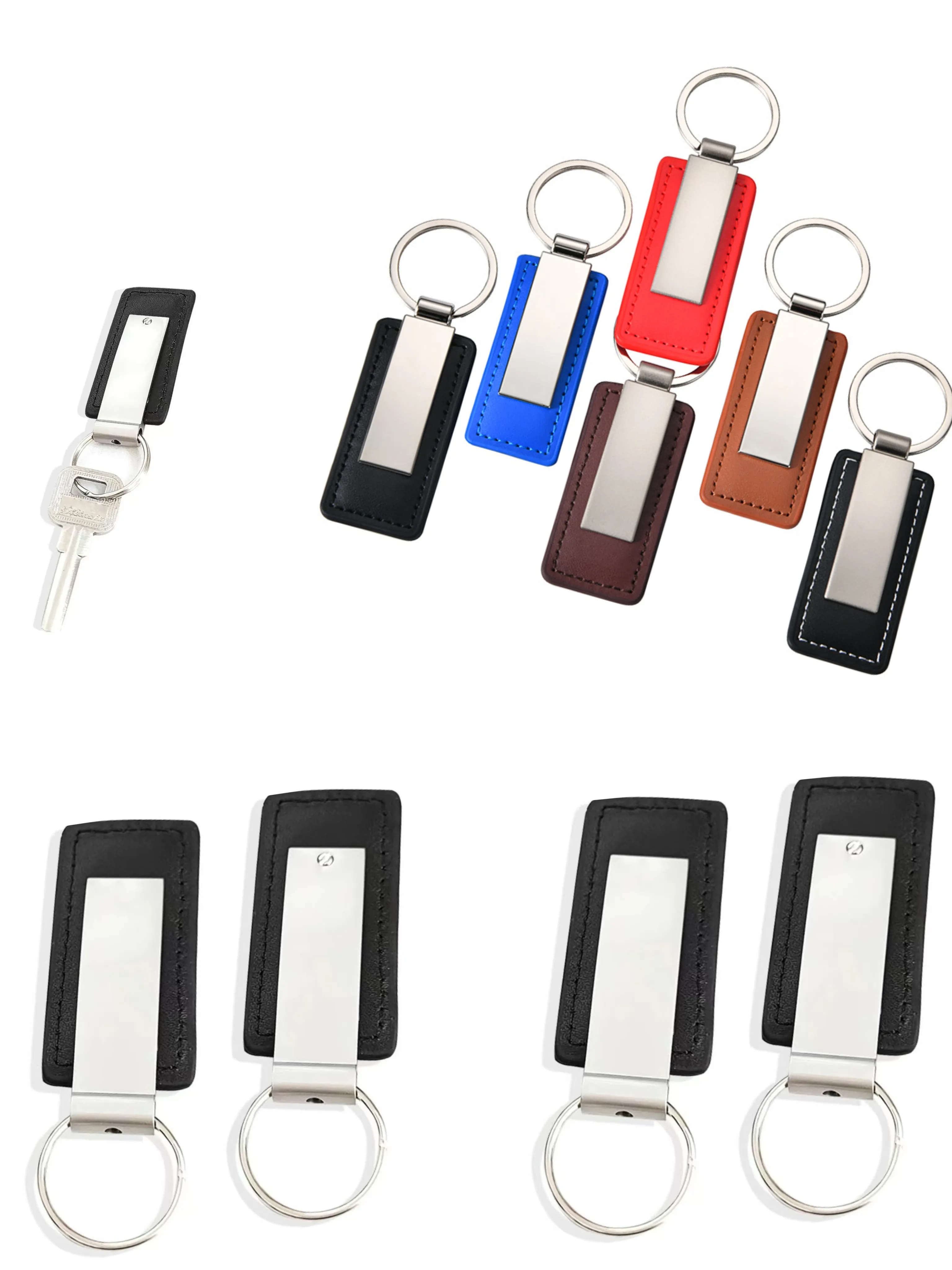 PU leather keychain 2