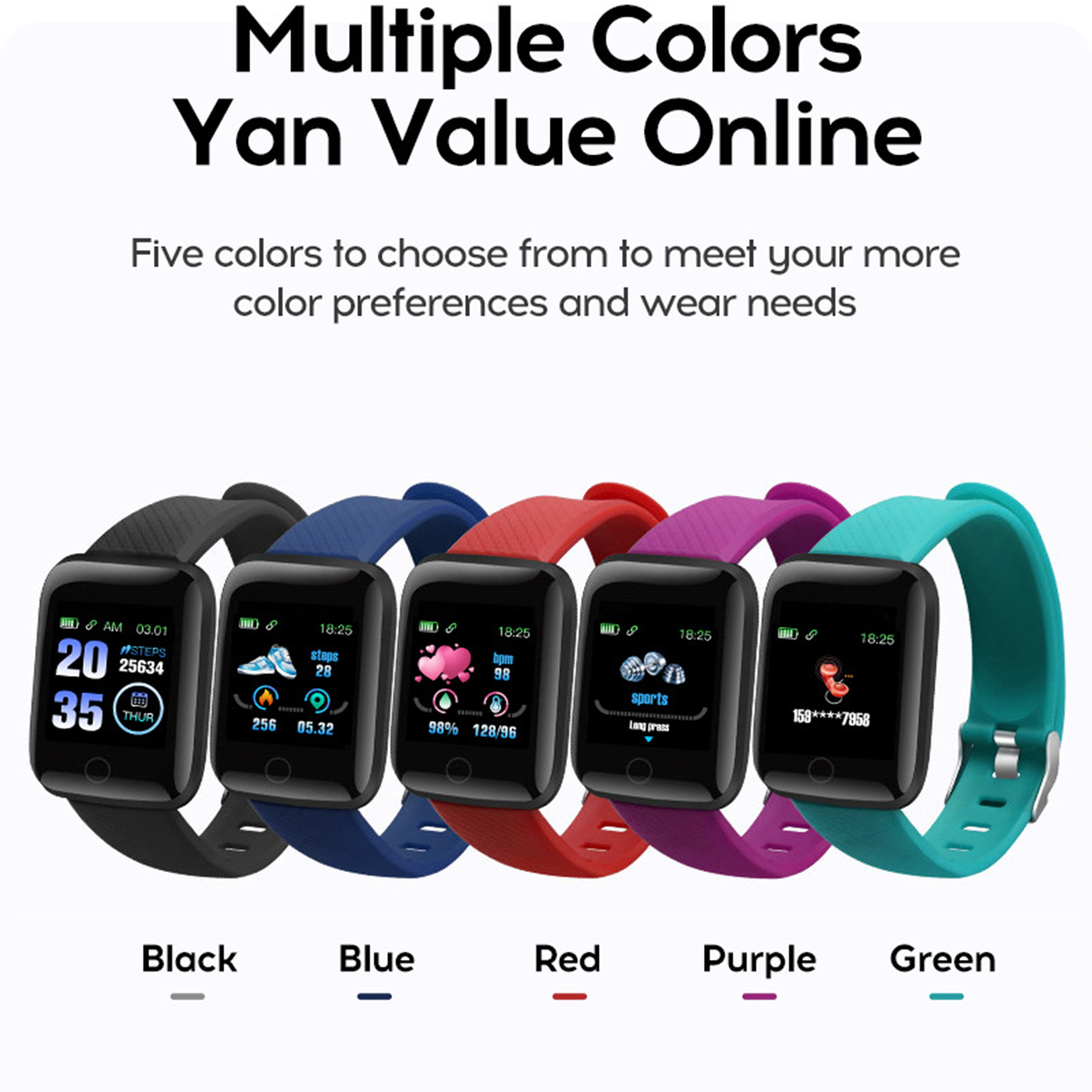 Portable Smart Bracelet Wireless Tracker 1