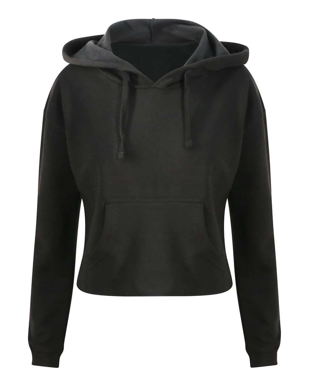Women's Girlie Cropped Hooded Fleece with Pocket - JHA016 5