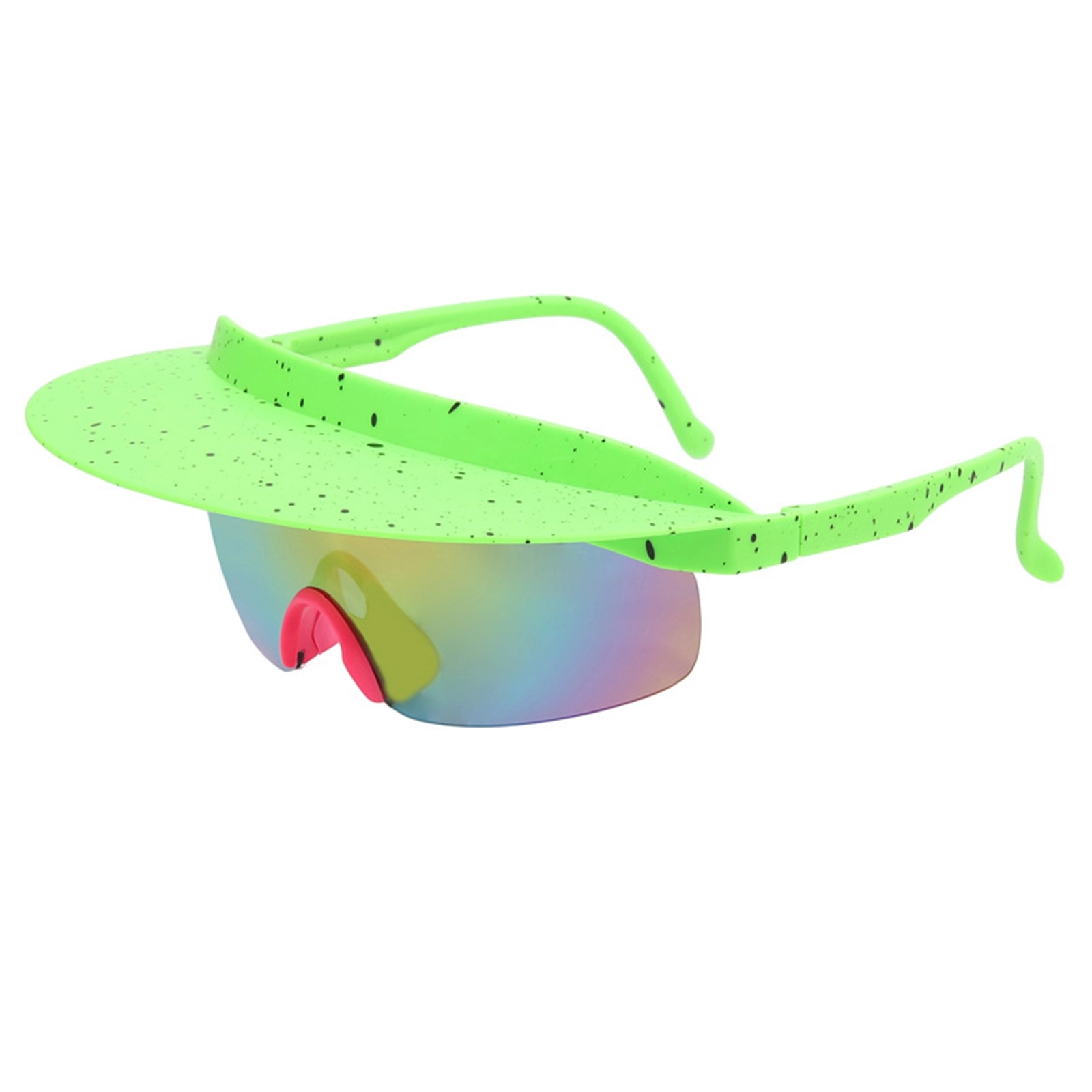 Riding Colorful Brimmed Sunglasses 4