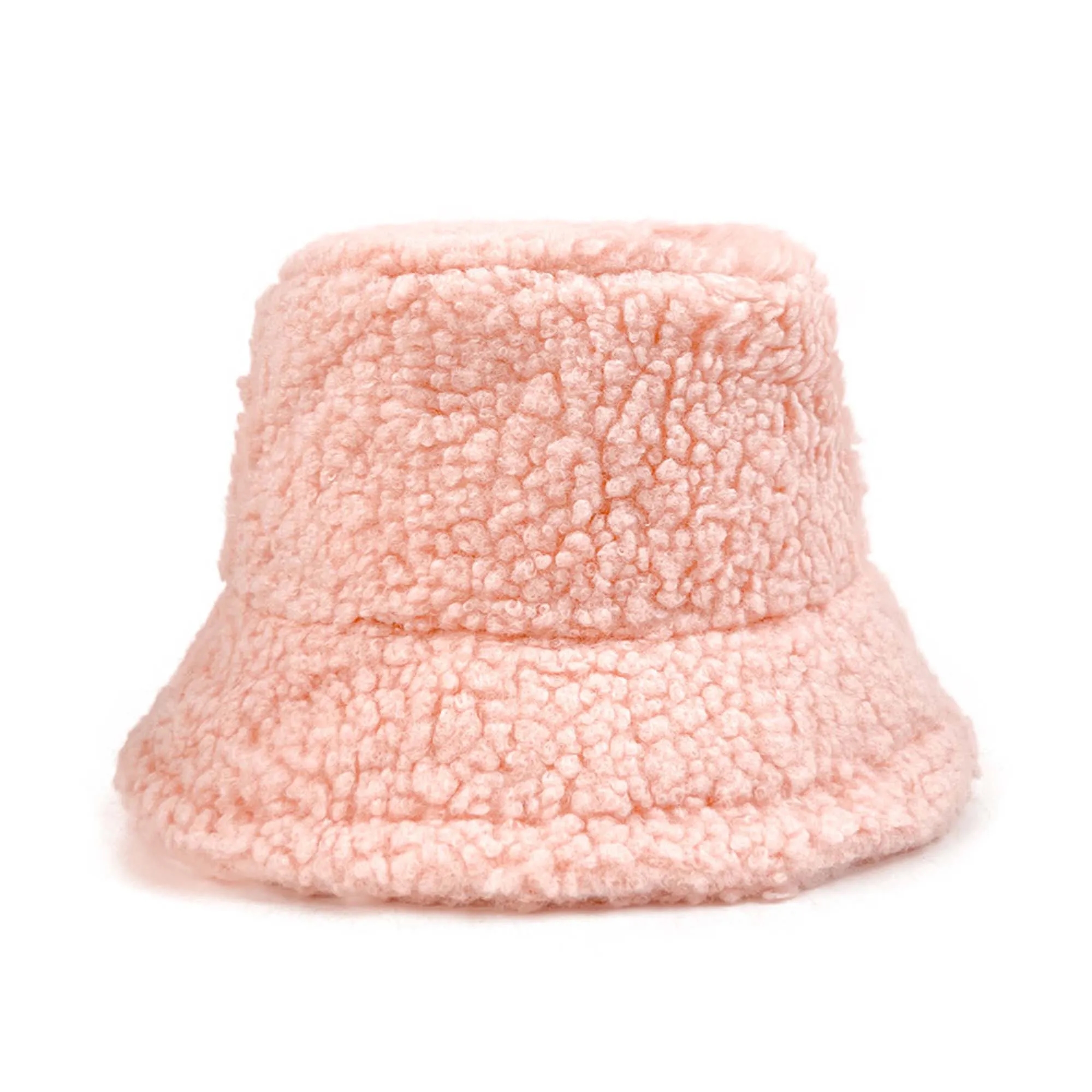 Winter Lamb Wool Warmth Bucket Hat 7