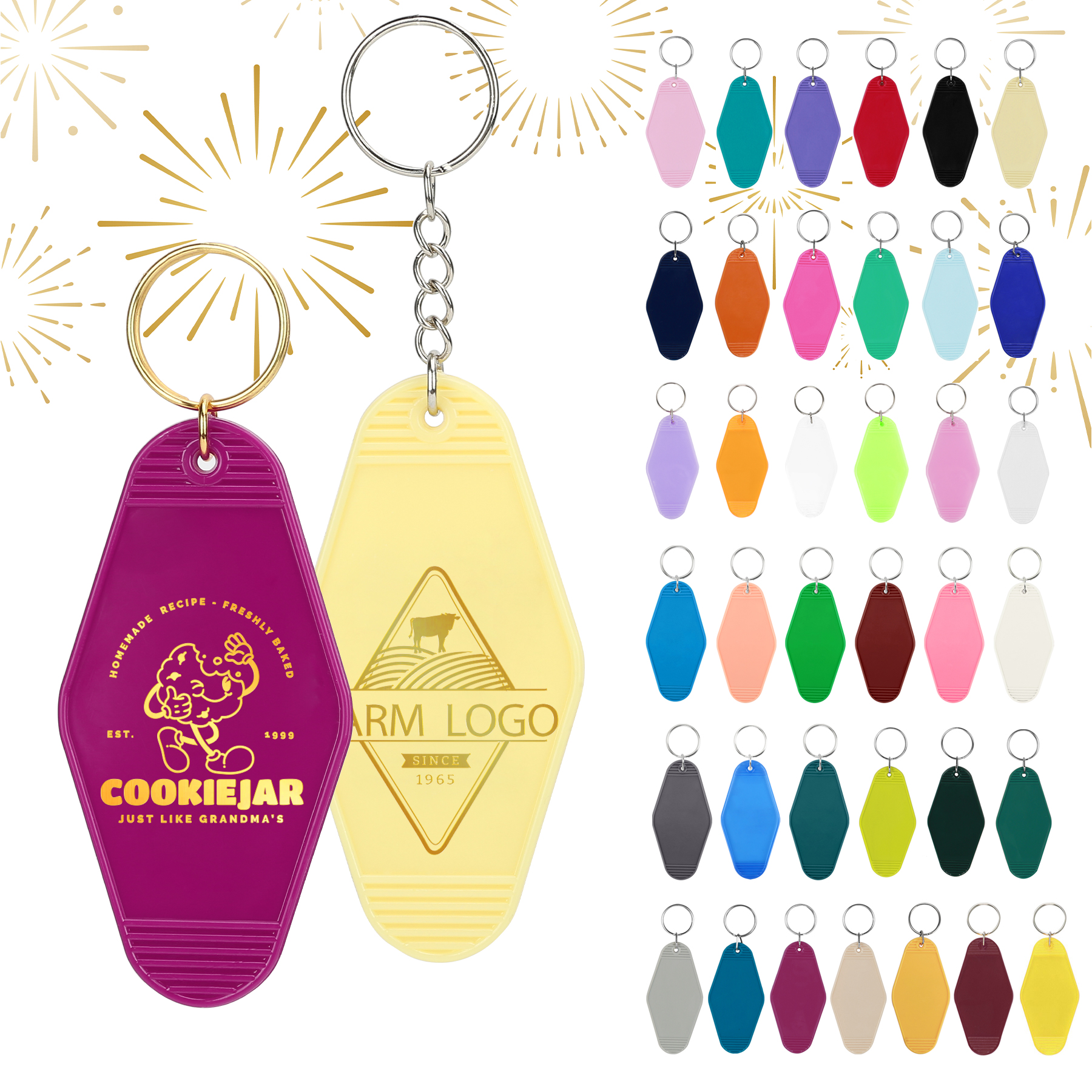 Classic Style Motel Key Tag 23
