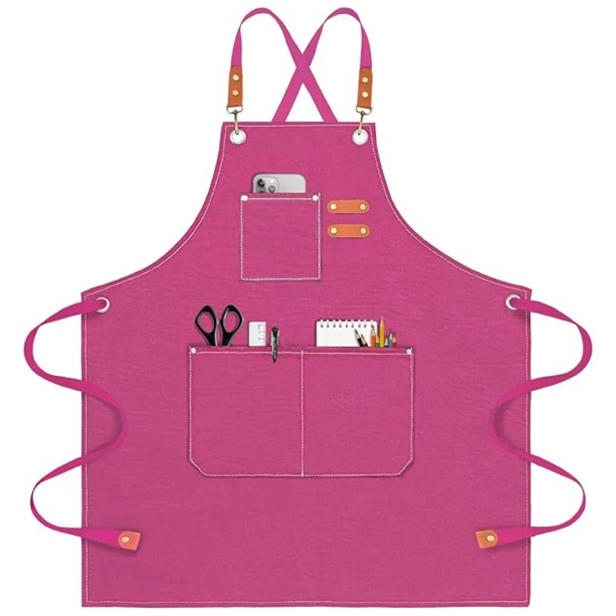 Heavyweight Canvas Cross-Back Apron 5