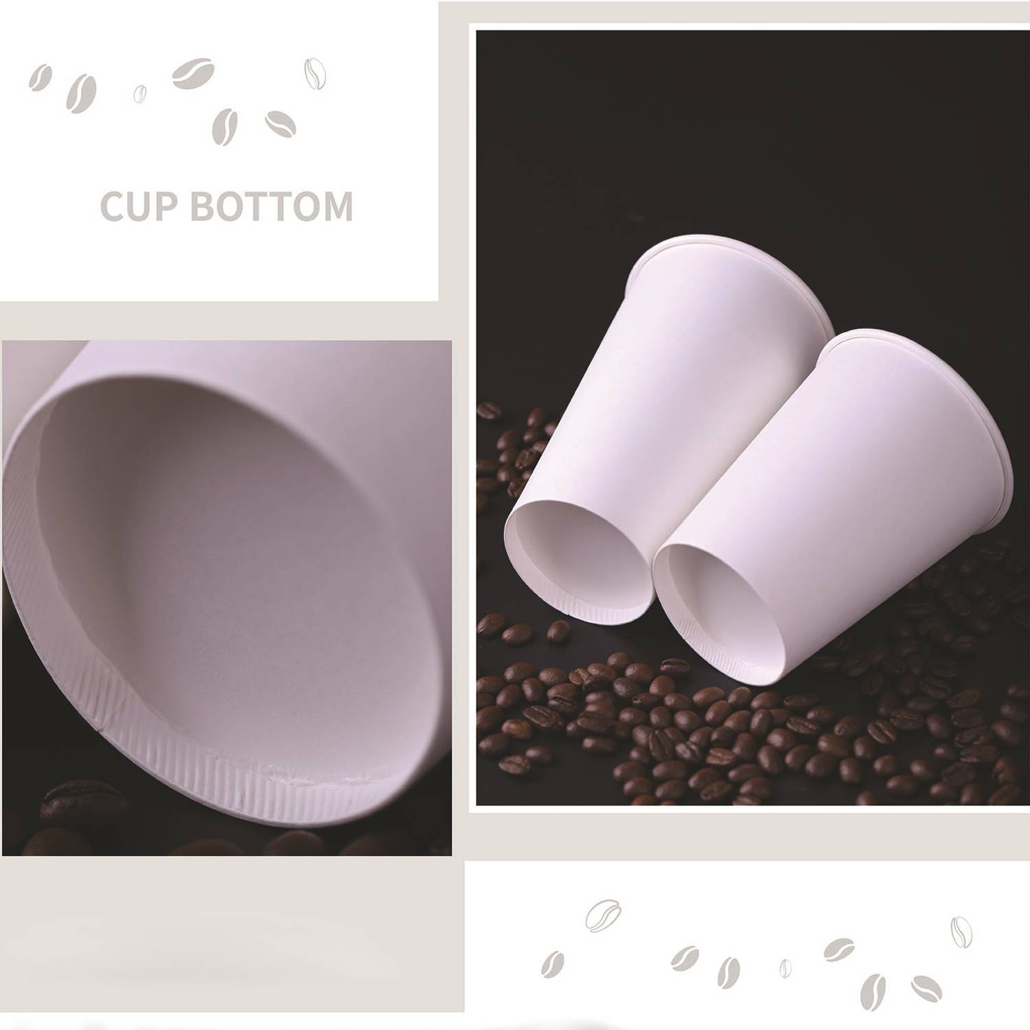 Custom Printed Disposable Paper Cup with Lid 5