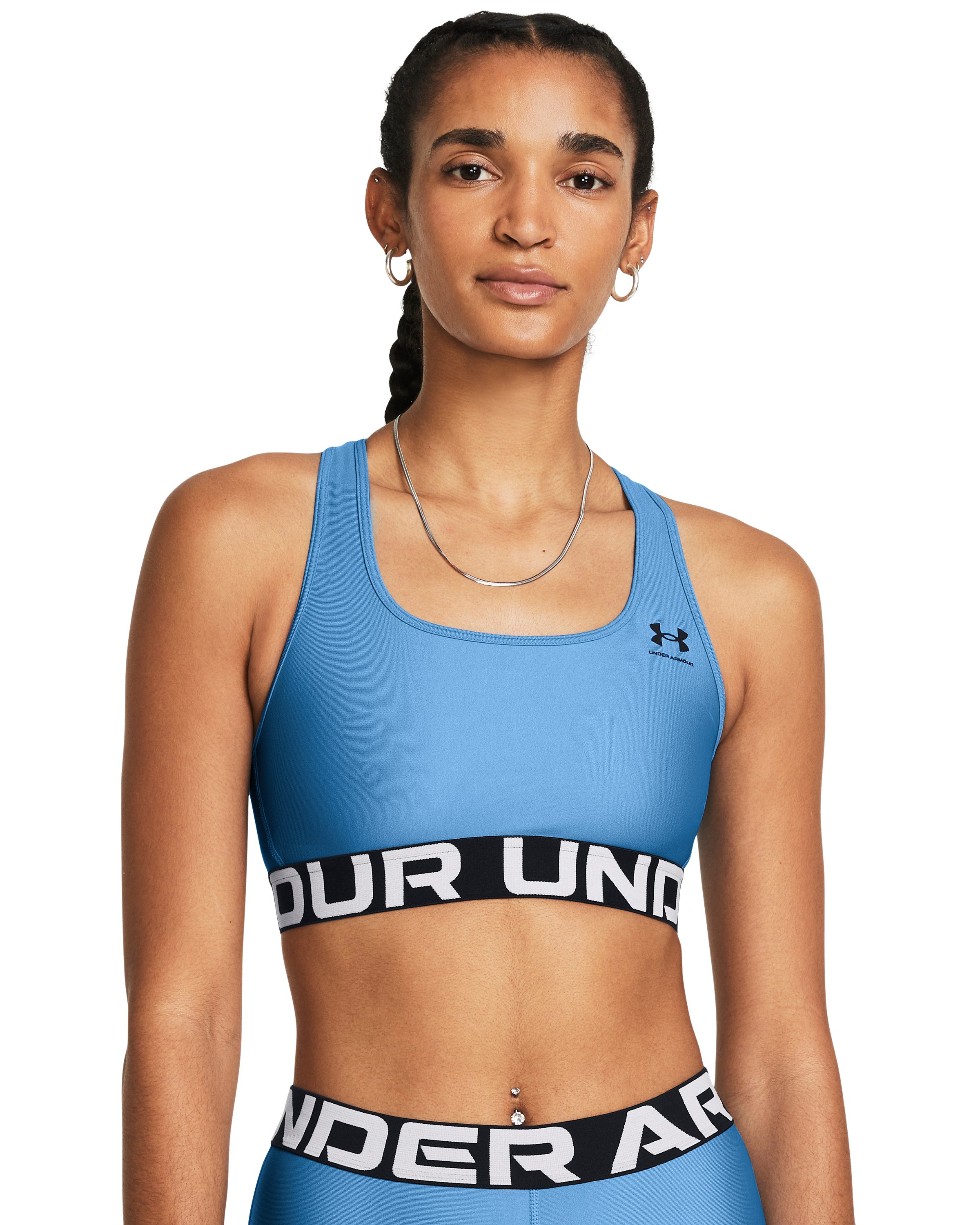 HeatGear Mid Branded Women's Sports Bra 8