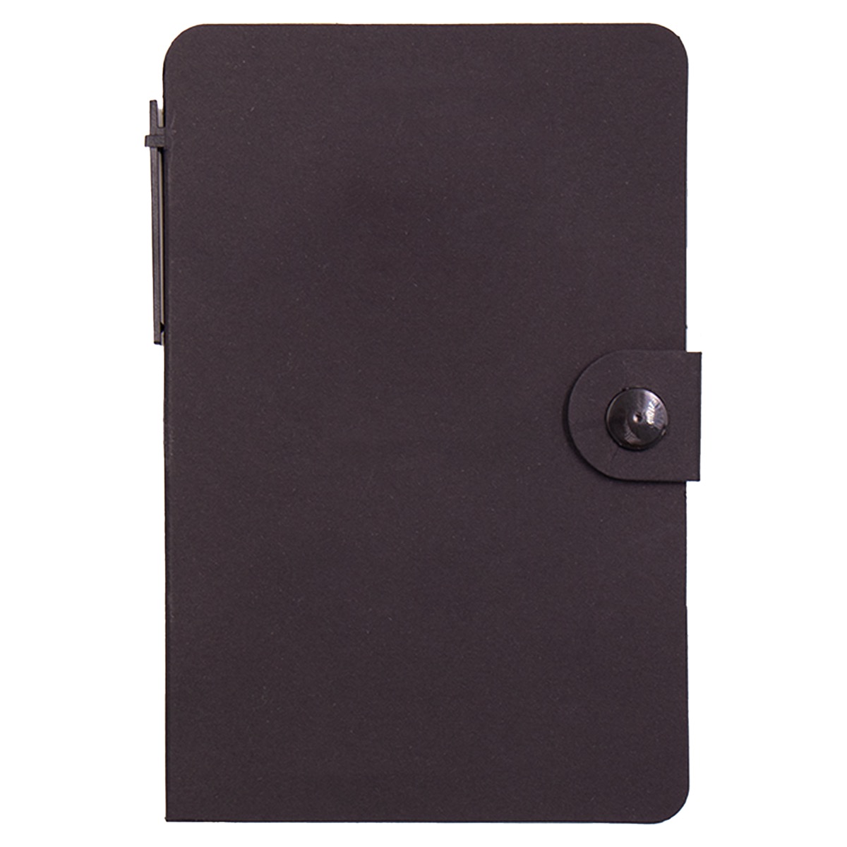 Button-Closure Notebook with Pen and Sticky Notes 11