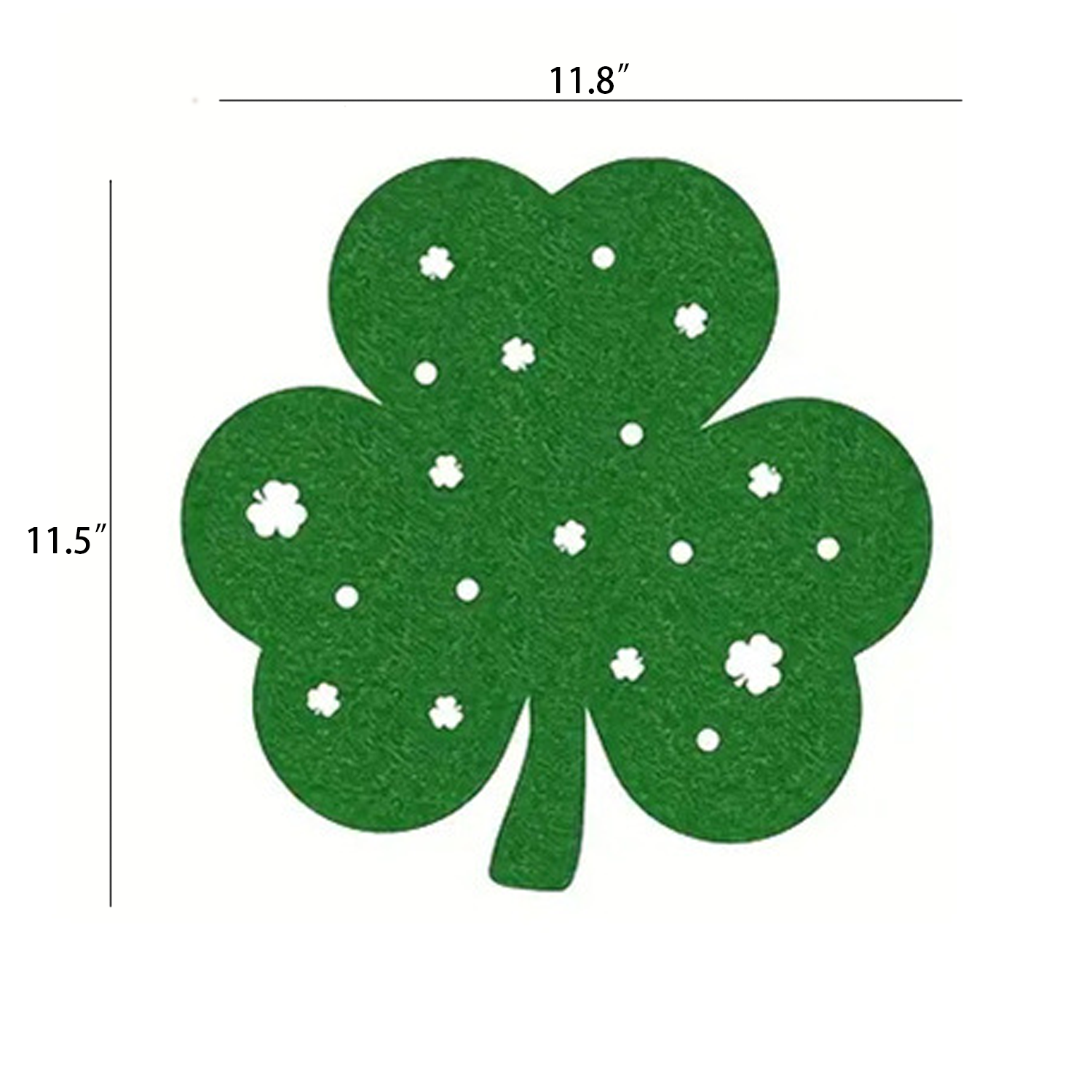 St. Patrick's Day Felt Shamrock Placemats 6