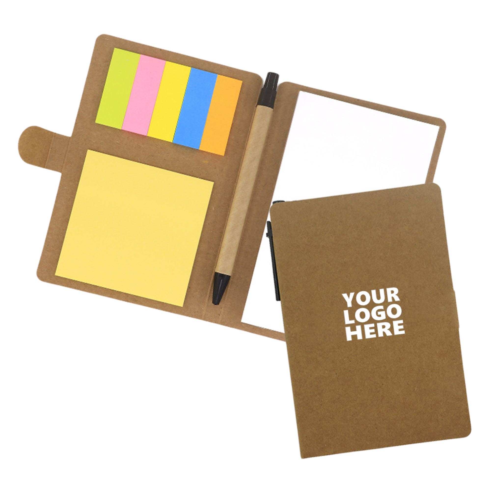 Sticky Notebook With Ballpoint Pen MOQ100 1